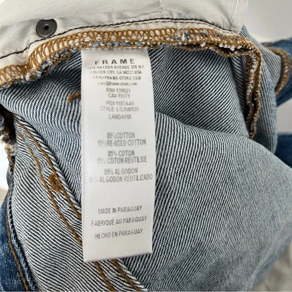 Frame Le Original Patchwork Boyfriend Jeans 30 - Picture 10 of 10